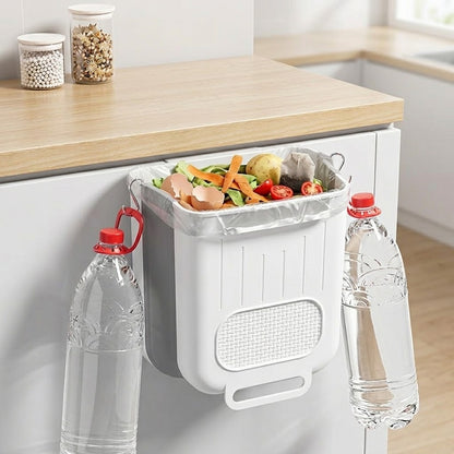 Wall-Mounted Foldable Trash Can