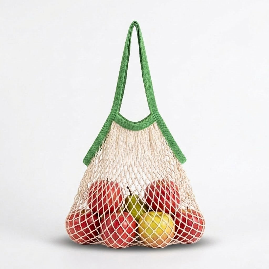 Premium Cotton Mesh Grocery Bag