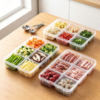 Compartmented Refrigerator Storage Box