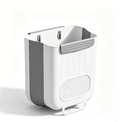 Wall-Mounted Foldable Trash Can